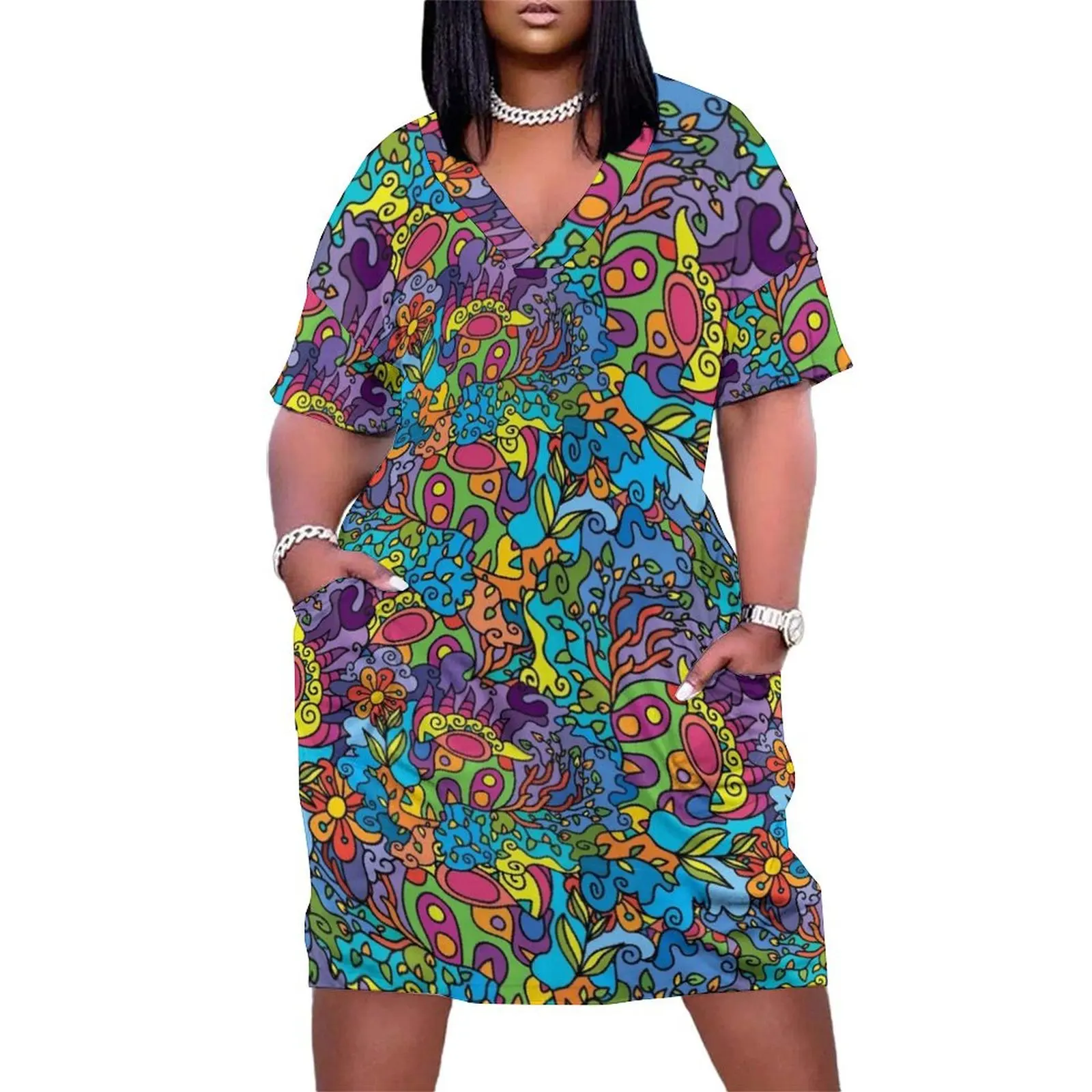 Psychedelic LSD Trip Ornament 0001 Loose Pocket Dress Aesthetic clothing birthday dresses for women sexy short dresses daring
Psychedelic LSD Trip Ornament 0001 Loose Pocket Dress Aesthetic clothing birthday dresses for women sexy short dresses daring