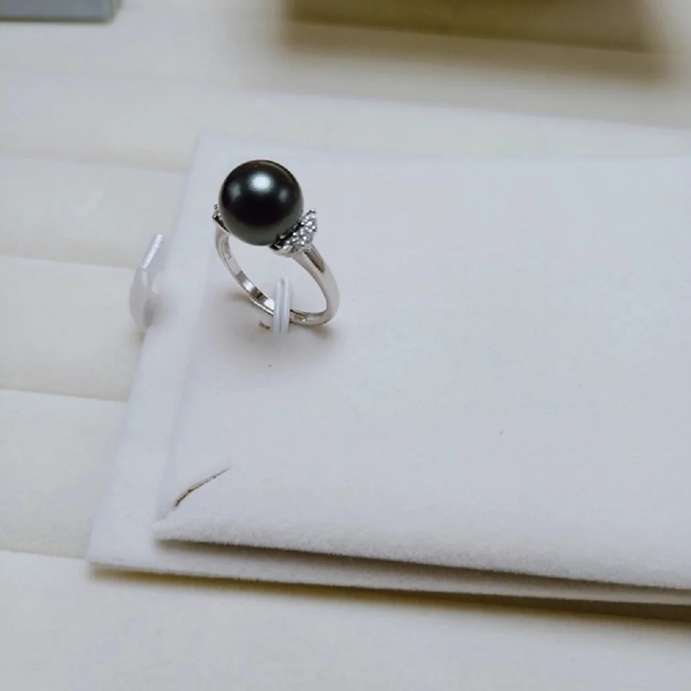 Elegant Pearl Ring AAAA9-10mm Natural South Sea Round Pearl Open Ring 925s
Elegant Pearl Ring AAAA9-10mm Natural South Sea Round Pearl Open Ring 925s