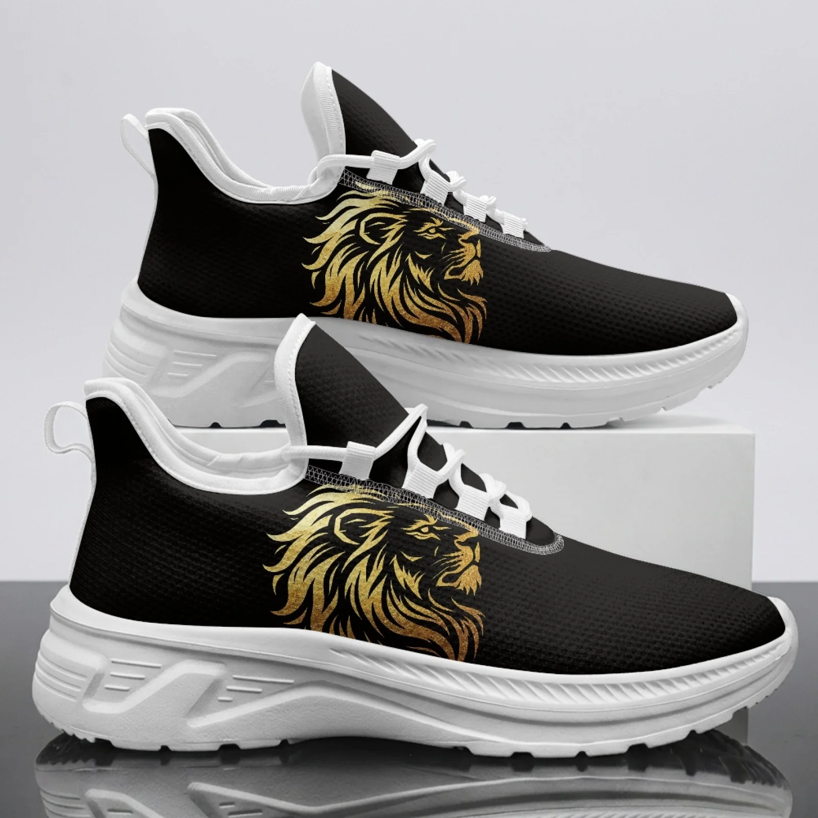 XIXIRIMIDO Lion Mesh Sneakers Women'S Running Shoes Men'S Commuter Shoes Soft Breathable & Lightweight Comfortable Soft 35-48
XIXIRIMIDO Lion Mesh Sneakers Women'S Running Shoes Men'S Commuter Shoes Soft Breathable & Lightweight Comfortable Soft 35-48