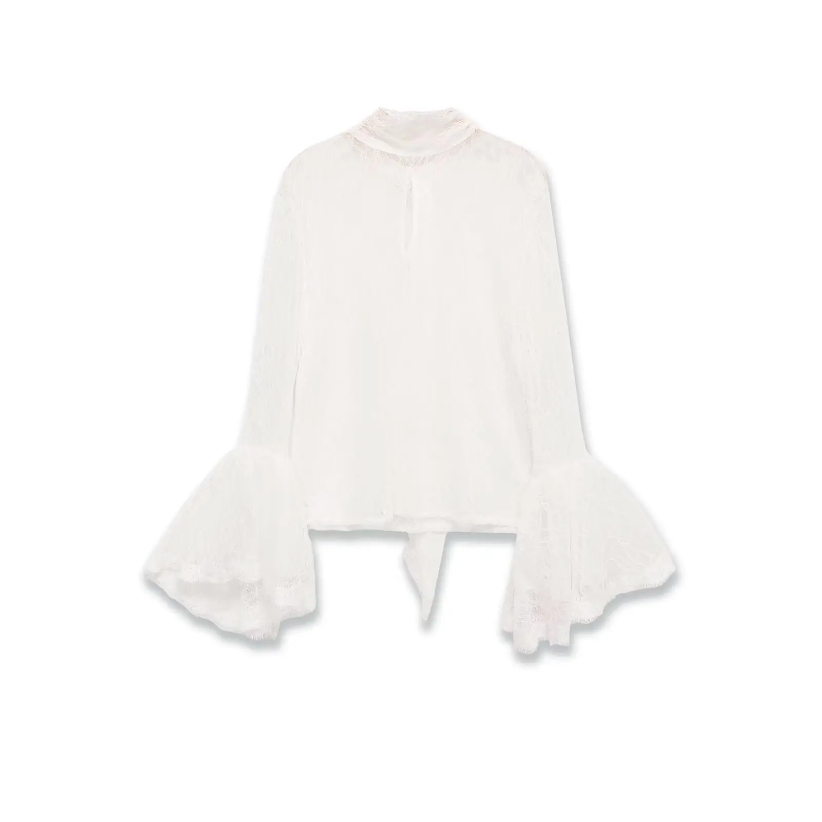 Withered 2026 New European And American Style Fashionable Shirt With Flared Sleeves And Lace Top
Withered 2026 New European And American Style Fashionable Shirt With Flared Sleeves And Lace Top