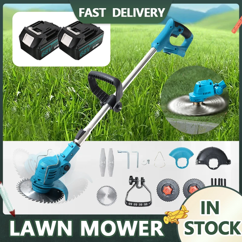 New Handheld Lawn Mower Electric Garden Chopper Trimmer Rechargeable Adjustable Grass Trimmer Compatible For Makita Battery
New Handheld Lawn Mower Electric Garden Chopper Trimmer Rechargeable Adjustable Grass Trimmer Compatible For Makita Battery