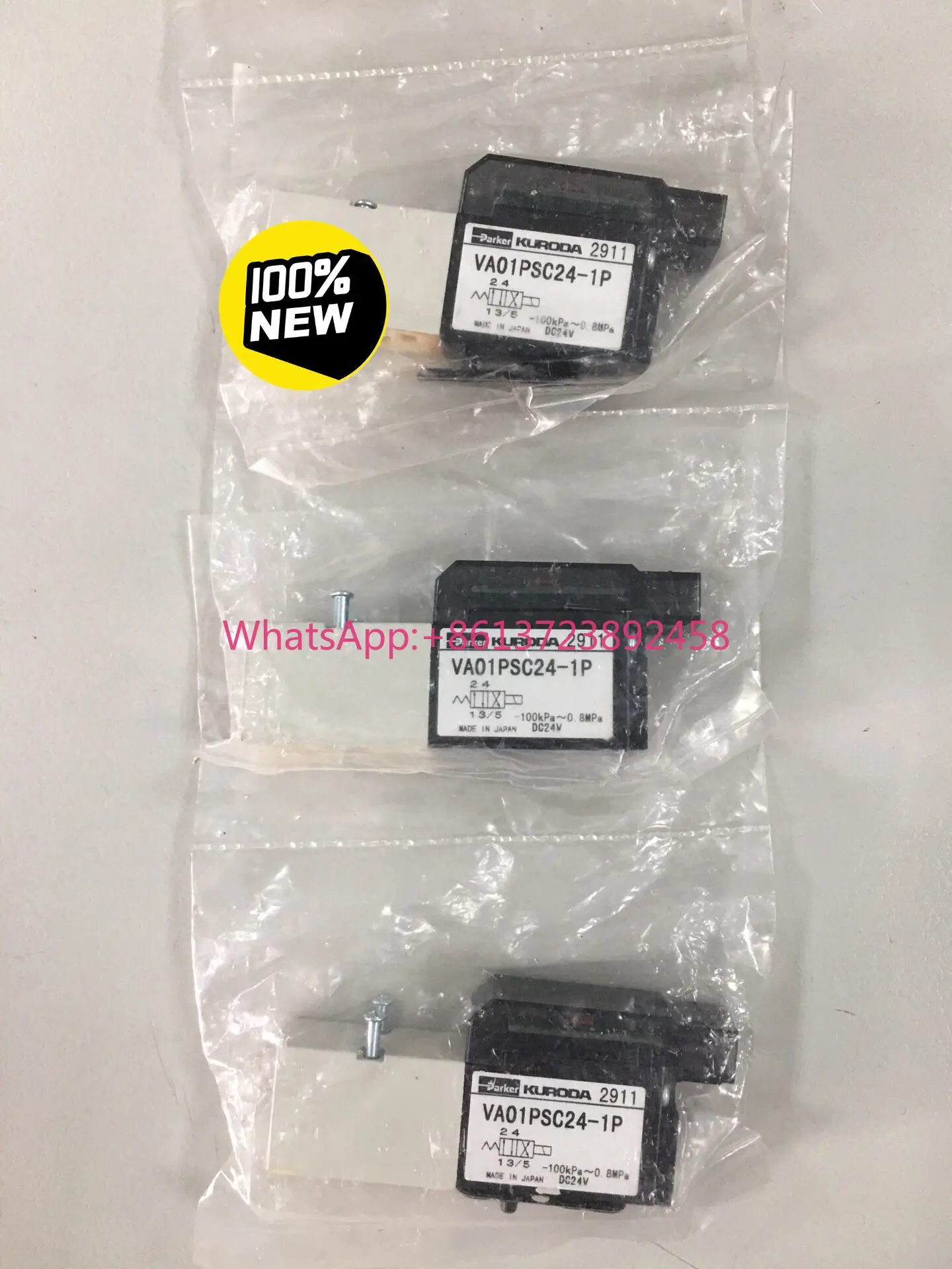 Kuroda Seiko KURODA solenoid valve VA01PSC24-1P
Kuroda Seiko KURODA solenoid valve VA01PSC24-1P