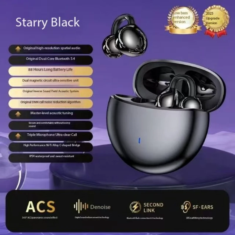 2025 New M79 Ear Clip Wireless Bluetooth Earphones Long Range Noise Reduction Bluetooth Earphones 
2025 New M79 Ear Clip Wireless Bluetooth Earphones Long Range Noise Reduction Bluetooth Earphones