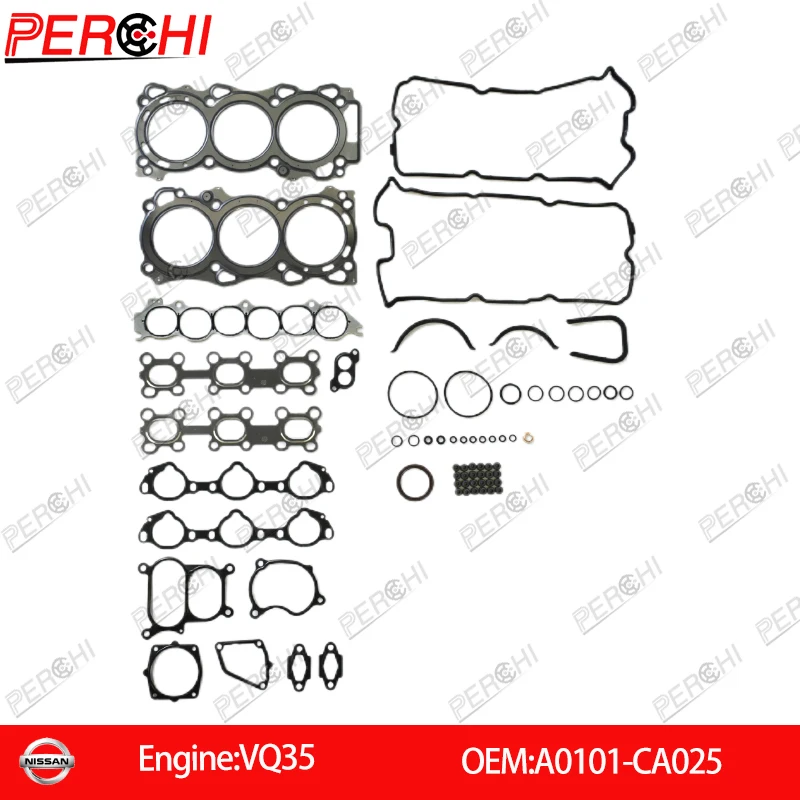 For NISSAN VQ35 Engine Parts Head Gasket Set MAXIMA VI 3.5 OEM: A0101-CA025 10101-CA025
For NISSAN VQ35 Engine Parts Head Gasket Set MAXIMA VI 3.5 OEM: A0101-CA025 10101-CA025