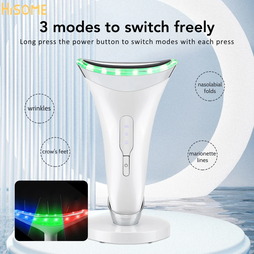Neck Beauty Device Skin Firming Face Lift V Face Anti-Wrinkle Color Light Skin Rejuvenation Constant Temperature Vibration Massa
Neck Beauty Device Skin Firming Face Lift V Face Anti-Wrinkle Color Light Skin Rejuvenation Constant Temperature Vibration Massa