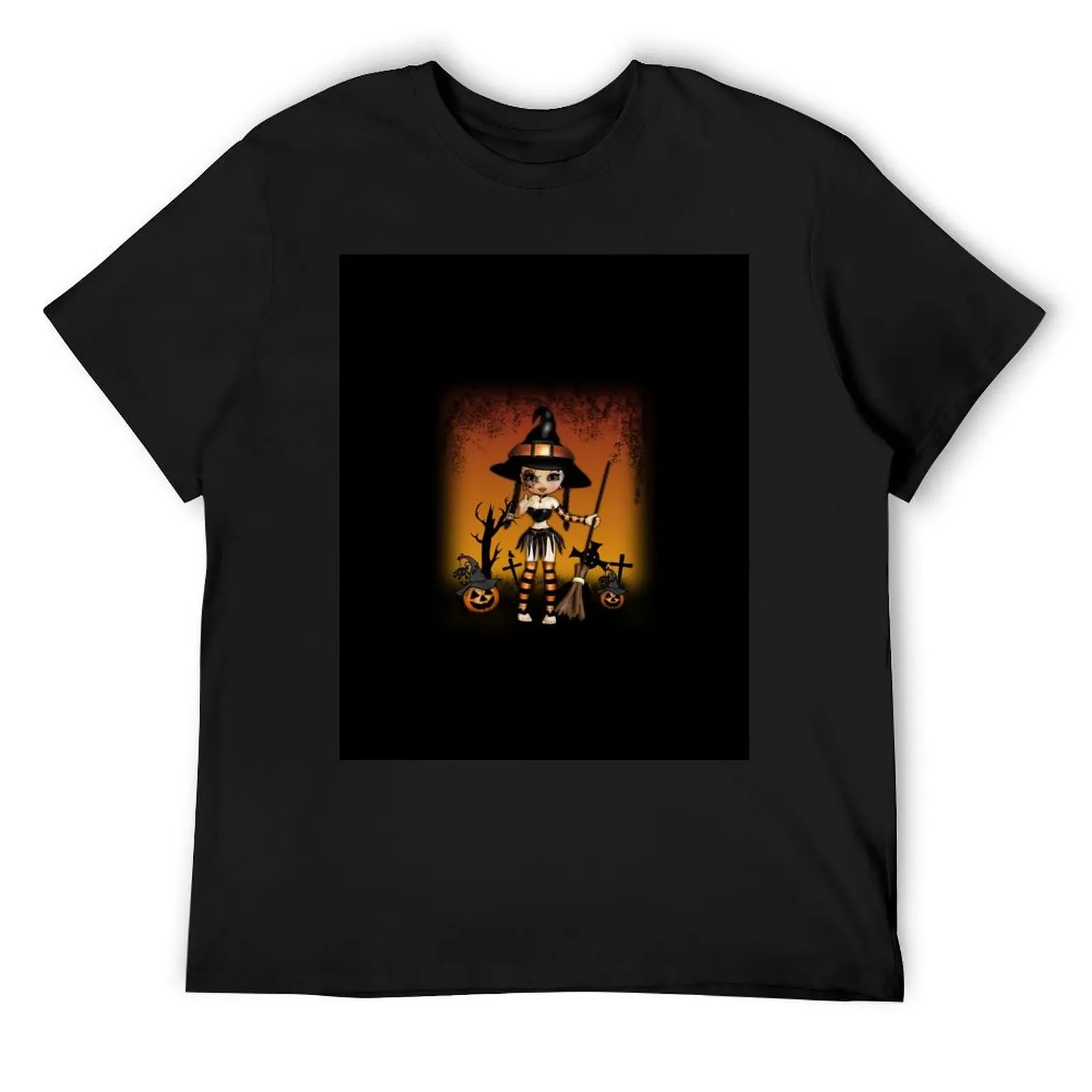 Witch Halloween T-Shirt anime figures vintage graphic tee tees Men's cotton t-shirt
Witch Halloween T-Shirt anime figures vintage graphic tee tees Men's cotton t-shirt