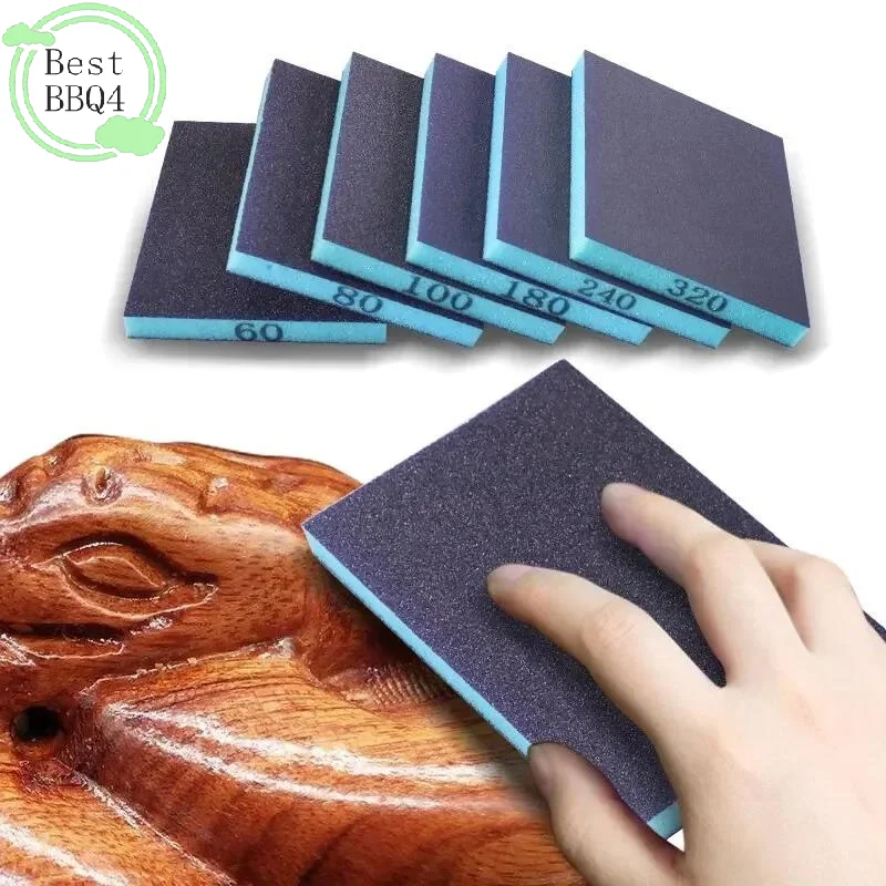 (BBQ4)6-pack Of Sandpaper Sponges, 60-320 Grit, Washable Reusable, Suitable For Both Wet And Dry Use, For Polishing Metal Wood
(BBQ4)6-pack Of Sandpaper Sponges, 60-320 Grit, Washable Reusable, Suitable For Both Wet And Dry Use, For Polishing Metal Wood