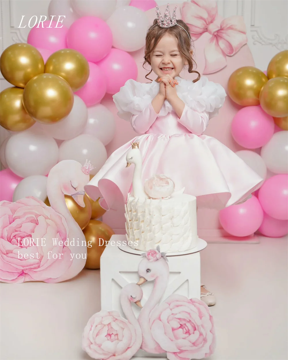 LORIE Sweet 3D Flowers Girl Dresses Luxury Little Girl Dress Bow Princess Dress Daily Cute Baby Girl Dresses Customized 2026
LORIE Sweet 3D Flowers Girl Dresses Luxury Little Girl Dress Bow Princess Dress Daily Cute Baby Girl Dresses Customized 2026