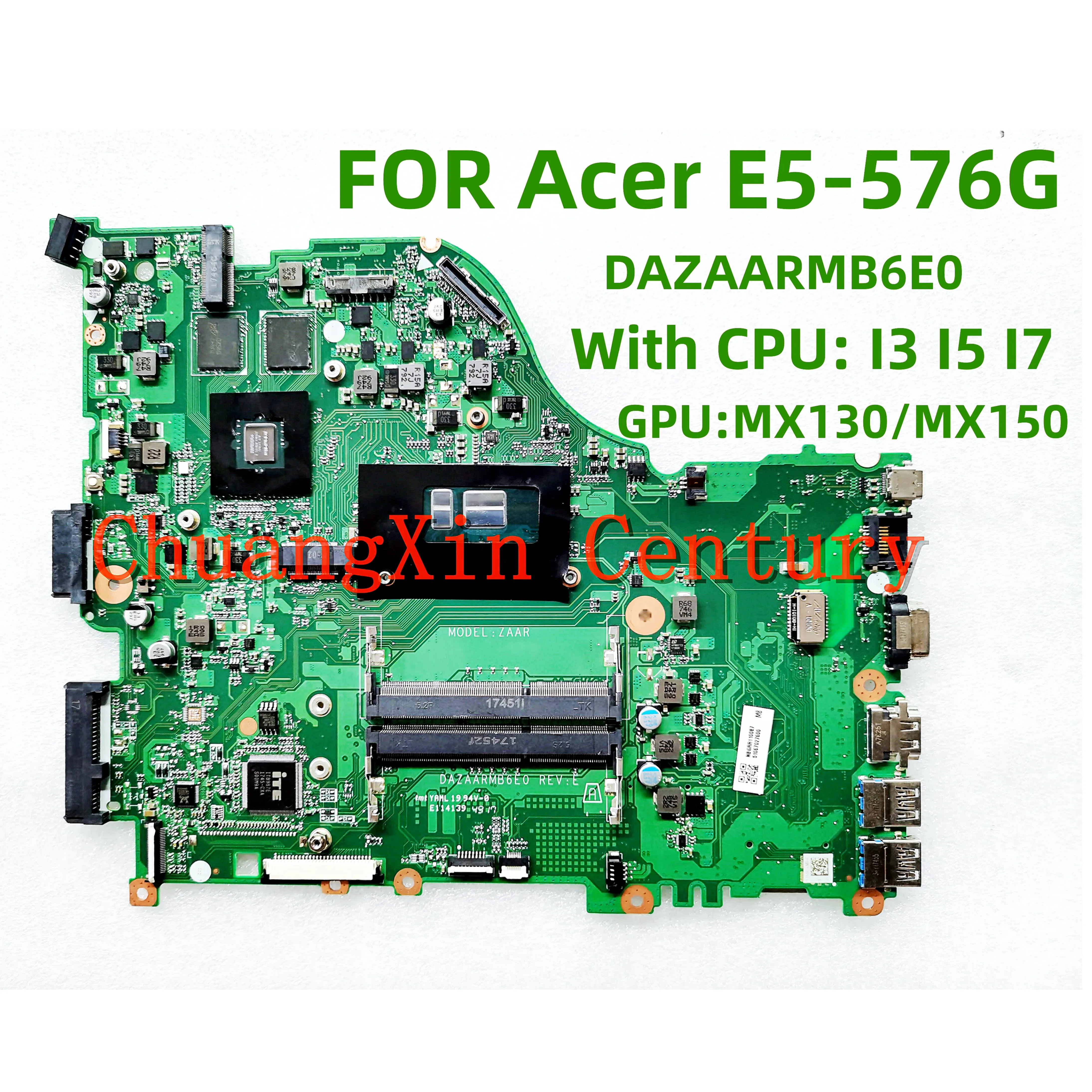 Материнская плата DAZAARMB6E0, материнская плата для Acer E5-576G, центральный процессор ноутбука: I5 I7-7TH/8-й GPU:940MX/MX150 2 ГБ DDR3 100%, полностью протестирована
Материнская плата DAZAARMB6E0, материнская плата для Acer E5-576G, центральный процессор ноутбука: I5 I7-7TH/8-й GPU:940MX/MX150 2 ГБ DDR3 100%, полностью протестирована