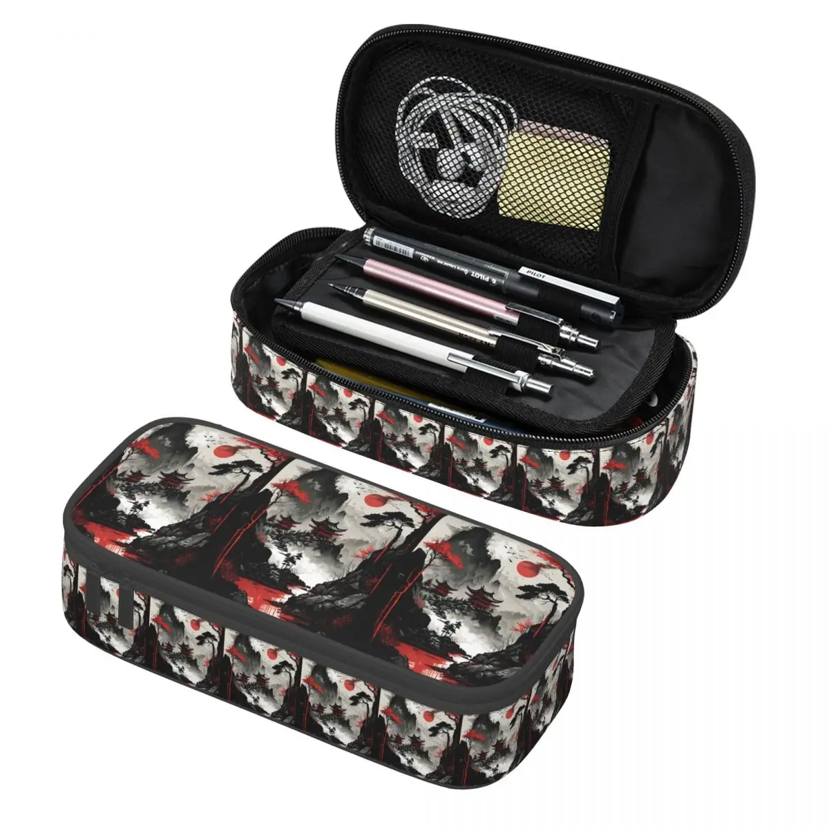 Пеналы для карандашей с рисунком красного солнца и гор, пенал-косметичка для хранения канцелярских принадлежностей, большая коробка для ручек, сумка для карандашей для детей
Пеналы для карандашей с рисунком красного солнца и гор, пенал-косметичка для хранения канцелярских принадлежностей, большая коробка для ручек, сумка для карандашей для детей