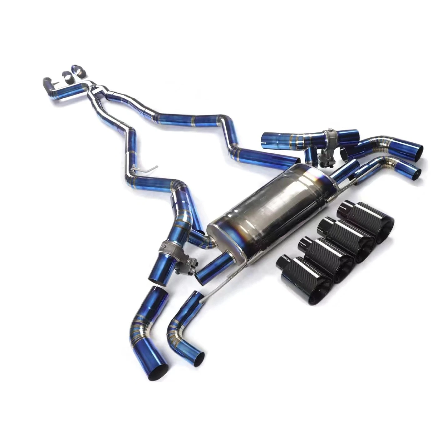 AKS Titanium Exhaust Catback For BMW M340i G20 Exhaust System
AKS Titanium Exhaust Catback For BMW M340i G20 Exhaust System