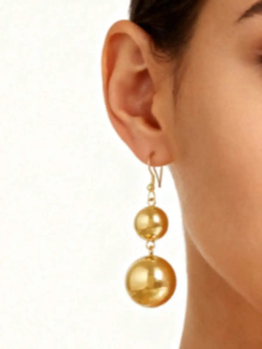 1 pair oversized faux pearl drop earrings with elegant pendant design
1 pair oversized faux pearl drop earrings with elegant pendant design