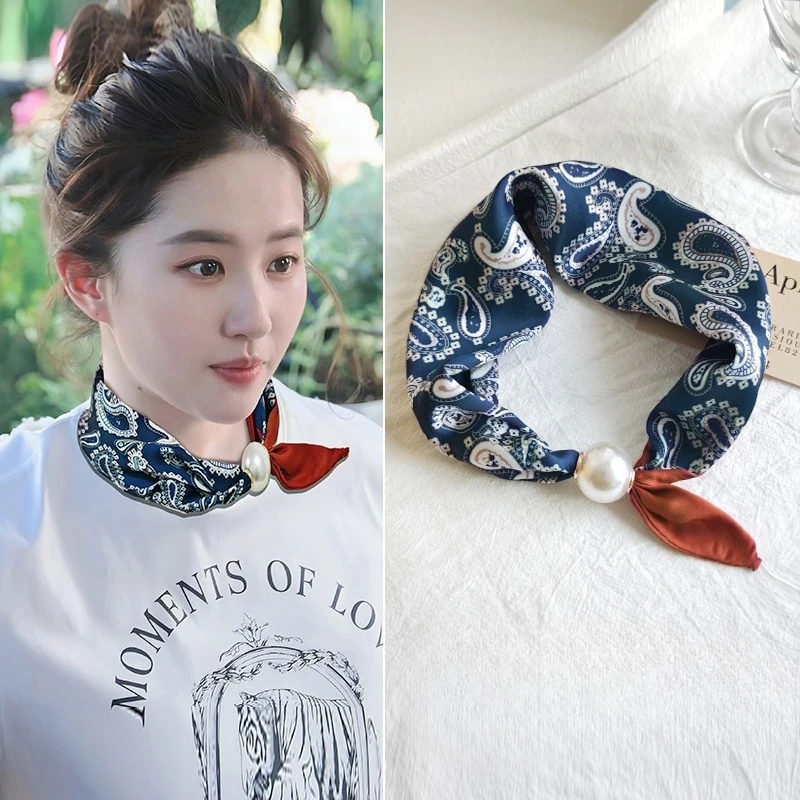 Весенне-летние тонкие жемчужные шелковые шарфы с магнитной пряжкой, ленивый шарф для женщин и девочек, милый элегантный кулон, цепочка на ключицу, шейный шарф
Весенне-летние тонкие жемчужные шелковые шарфы с магнитной пряжкой, ленивый шарф для женщин и девочек, милый элегантный кулон, цепочка на ключицу, шейный шарф