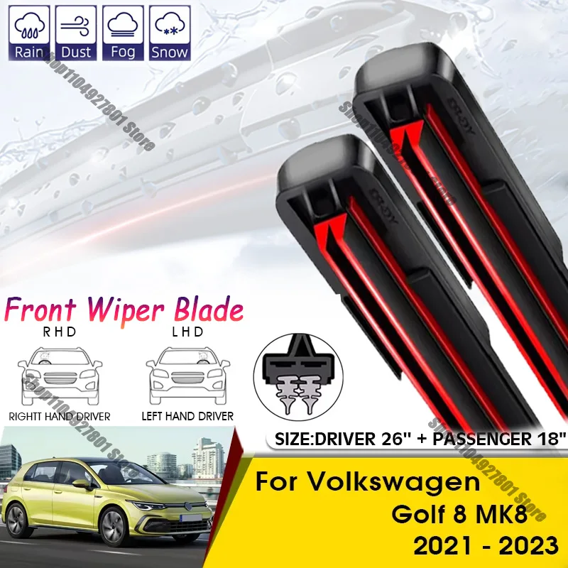 Front Car Windshield Wiper Cleaning Blade For Volkswagen Golf 8 MK8 2021-2023 Windshield Windscreen Front Window Blades
Front Car Windshield Wiper Cleaning Blade For Volkswagen Golf 8 MK8 2021-2023 Windshield Windscreen Front Window Blades