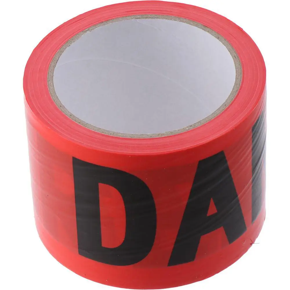 Durable 7.5cm*100M Red Danger Tape Non-Adhesive Roll Caution Barrier Tape Safety Warning Tape Danger Construction
Durable 7.5cm*100M Red Danger Tape Non-Adhesive Roll Caution Barrier Tape Safety Warning Tape Danger Construction