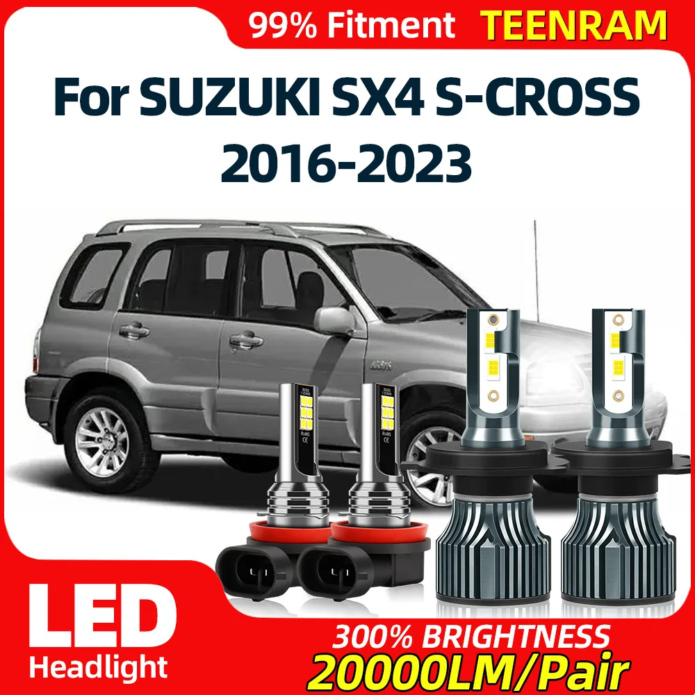 40000LM LED Headlight Bulbs With Fan 6000K Plug and Play Fog Lights 12V For SUZUKI SX4 S-CROSS 2016-2019 2020 2021 2022 2023
40000LM LED Headlight Bulbs With Fan 6000K Plug and Play Fog Lights 12V For SUZUKI SX4 S-CROSS 2016-2019 2020 2021 2022 2023