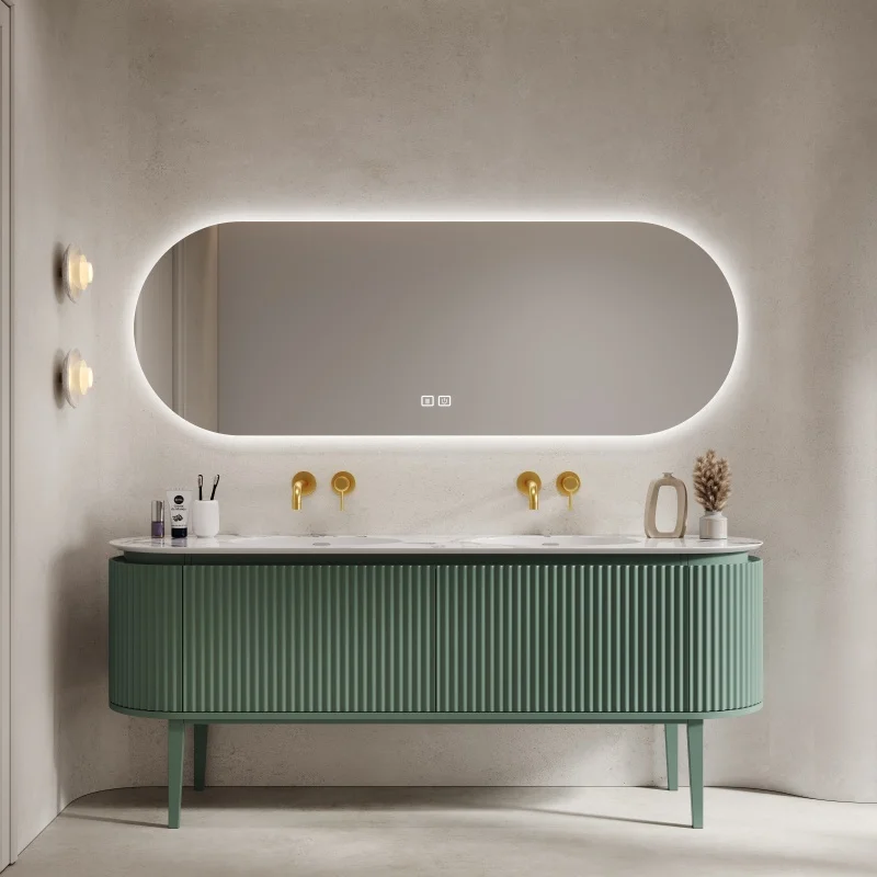 Modern Bathroom Vanities Cabinet Set Hanging Vanity With Modern Features Single-Sink Or Double-Sink Bathroom Vanities
Modern Bathroom Vanities Cabinet Set Hanging Vanity With Modern Features Single-Sink Or Double-Sink Bathroom Vanities
