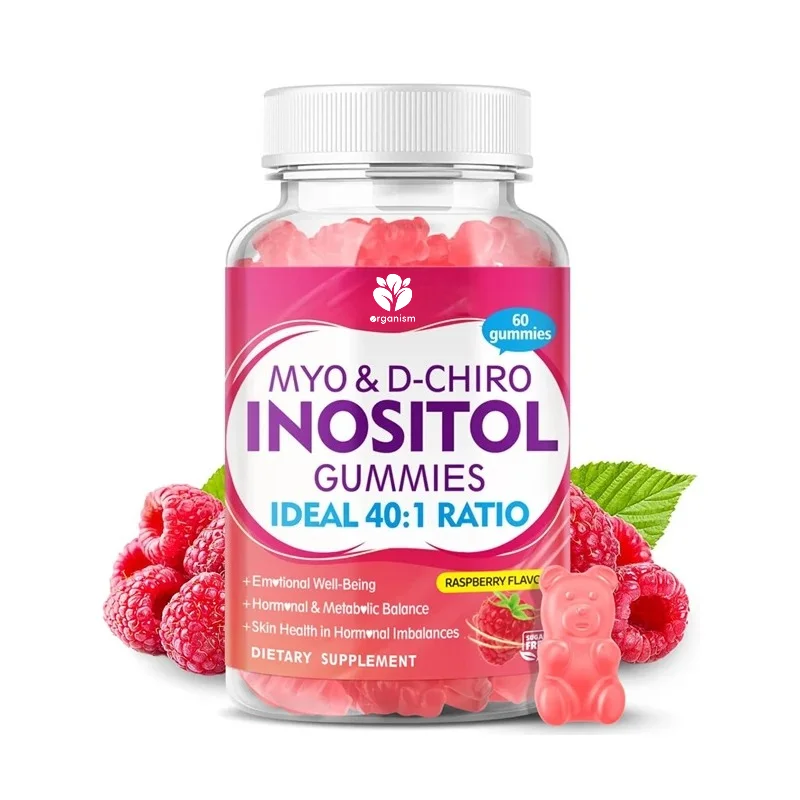 Inositol gummies, with a 40:1 ratio, contain vitamin D3, magnesium glycinate, folate, and zinc, promoting women's health
Inositol gummies, with a 40:1 ratio, contain vitamin D3, magnesium glycinate, folate, and zinc, promoting women's health