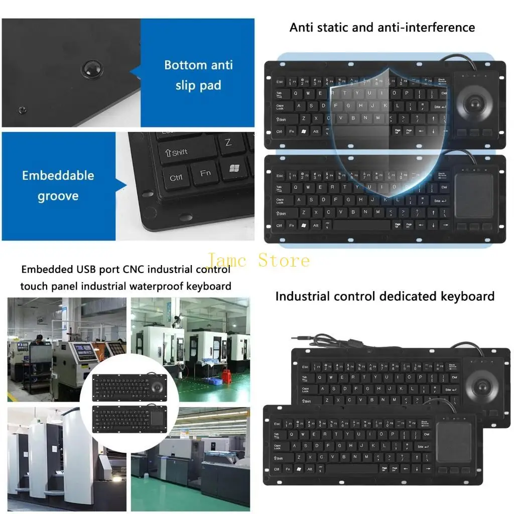 LX0B Эргономичные промышленные USB-клавиатуры с сенсорными панелями для систем автоматизации и мониторинга
LX0B Эргономичные промышленные USB-клавиатуры с сенсорными панелями для систем автоматизации и мониторинга