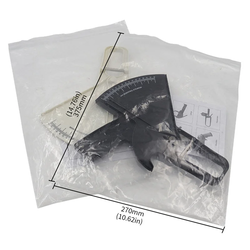 Прецизионный штангенциркуль Штангенциркуль для кожного сала Зажим для жира Штангенциркуль для кожного сала Линейка для измерения толщины жира Персональная линейка для жира Белый 
Прецизионный штангенциркуль Штангенциркуль для кожного сала Зажим для жира Штангенциркуль для кожного сала Линейка для измерения толщины жира Персональная линейка для жира Белый