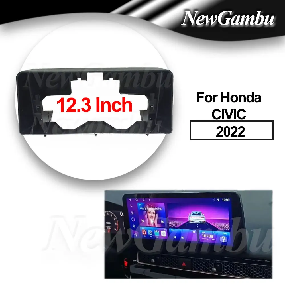 12,3 дюймовая рамка для Honda CIVIC 2022, аудиоадаптер, комплекты отделки приборной панели, панель радио, экран 2 Din
12,3 дюймовая рамка для Honda CIVIC 2022, аудиоадаптер, комплекты отделки приборной панели, панель радио, экран 2 Din