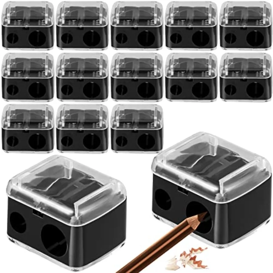 15 Pcs Eyeliner Sharpener Dual Makeup Sharpeners Cosmetic Tools Compact Makeup Sharpening Device for Eyeliner Lip Liner Pencils
15 Pcs Eyeliner Sharpener Dual Makeup Sharpeners Cosmetic Tools Compact Makeup Sharpening Device for Eyeliner Lip Liner Pencils