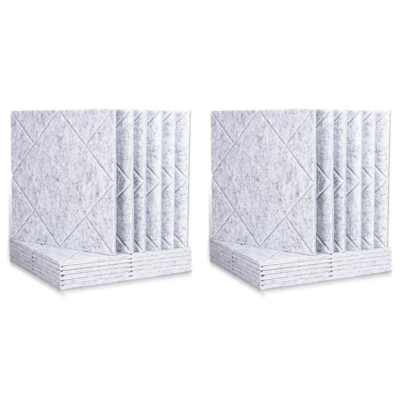 24 Pack Acoustic Panels,Sound Proof Padding,Sound Absorbing Panels,For Wall Decor,Sound Insulation & Acoustic Treatment
24 Pack Acoustic Panels,Sound Proof Padding,Sound Absorbing Panels,For Wall Decor,Sound Insulation & Acoustic Treatment