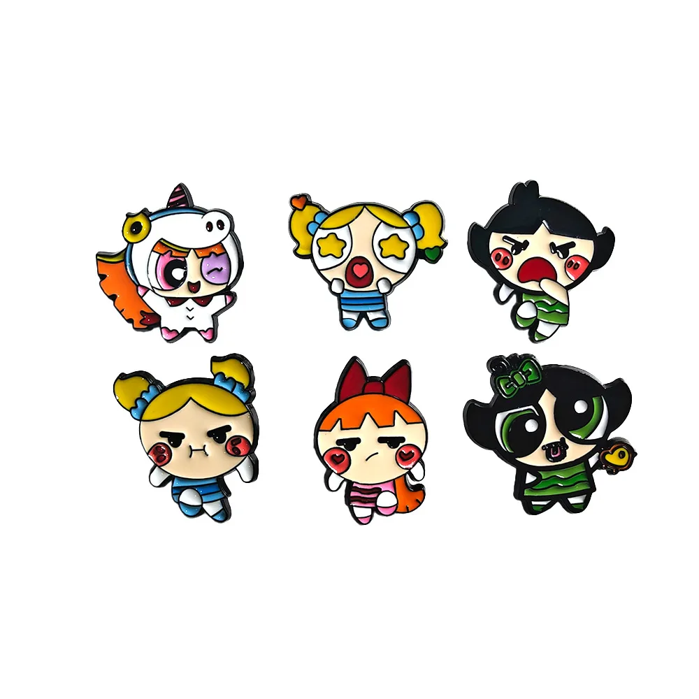 6pcs the Girls Enamel Cartoon Brooches Backpack Accessories Anime Jewelry Clothing Gifts for Fans
6pcs the Girls Enamel Cartoon Brooches Backpack Accessories Anime Jewelry Clothing Gifts for Fans