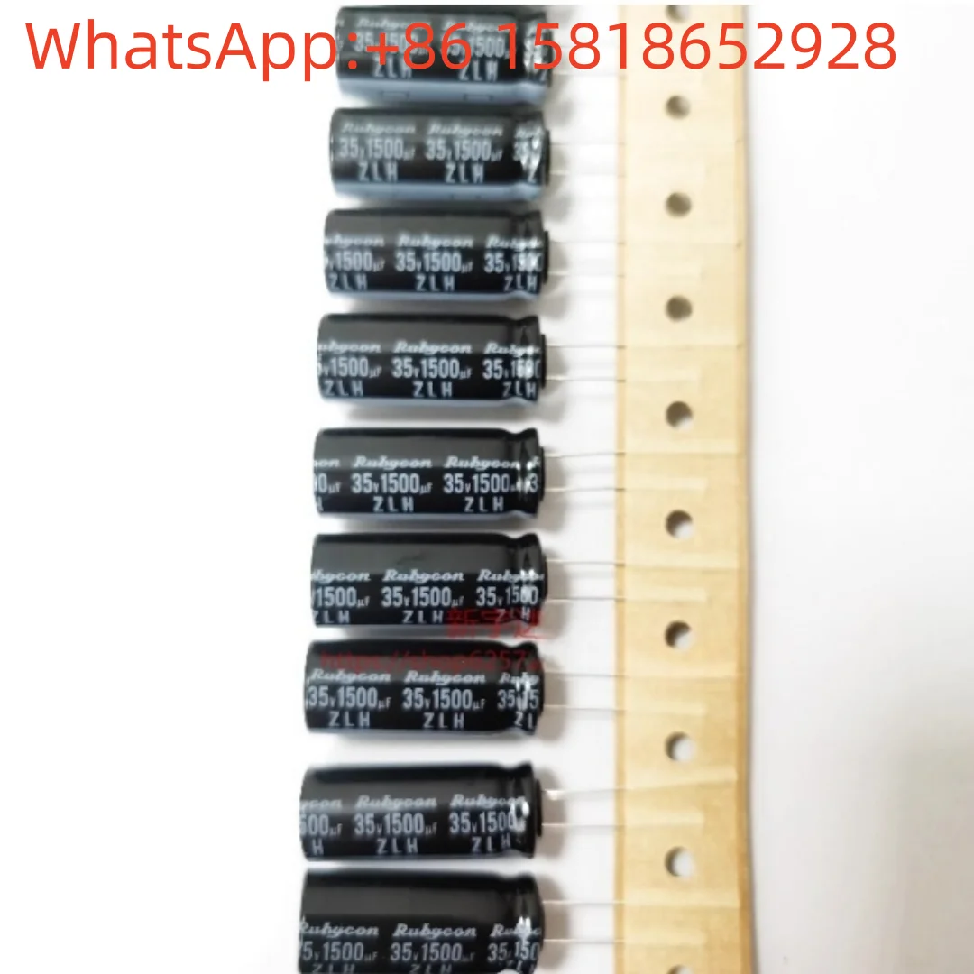5pcs 35V1500UF 12.5X30 Ruby ZLH High Frequency Low Resistance 1500UF35V Original Electrolytic Capacitor
5pcs 35V1500UF 12.5X30 Ruby ZLH High Frequency Low Resistance 1500UF35V Original Electrolytic Capacitor