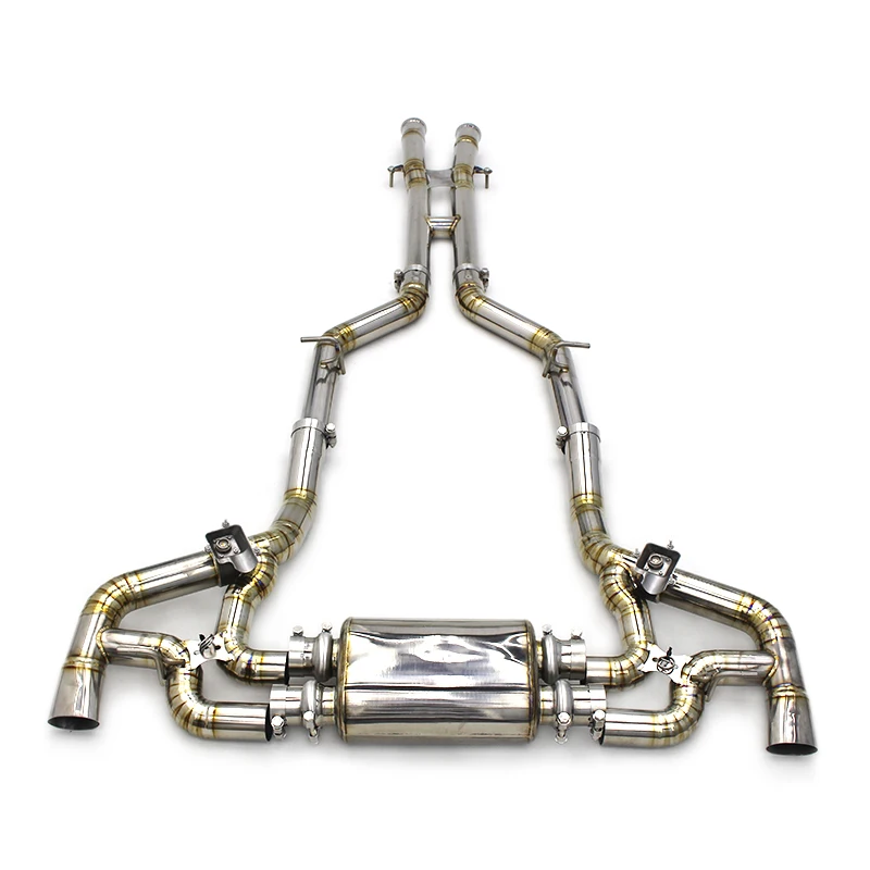 OEM Valves Muffler Exhaust Pipes For Mercedes-Benz AMG GT GTS GTR 4.0T 2016-2019 Titanium Catback H Pipes
OEM Valves Muffler Exhaust Pipes For Mercedes-Benz AMG GT GTS GTR 4.0T 2016-2019 Titanium Catback H Pipes