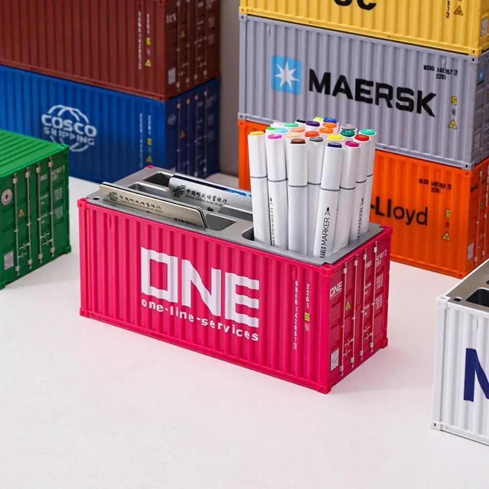 Ornaments 1:30 Shipping Container Pen Holder Creative Desktop Stationery Storage Box Business Card Organizer Decorative
Ornaments 1:30 Shipping Container Pen Holder Creative Desktop Stationery Storage Box Business Card Organizer Decorative