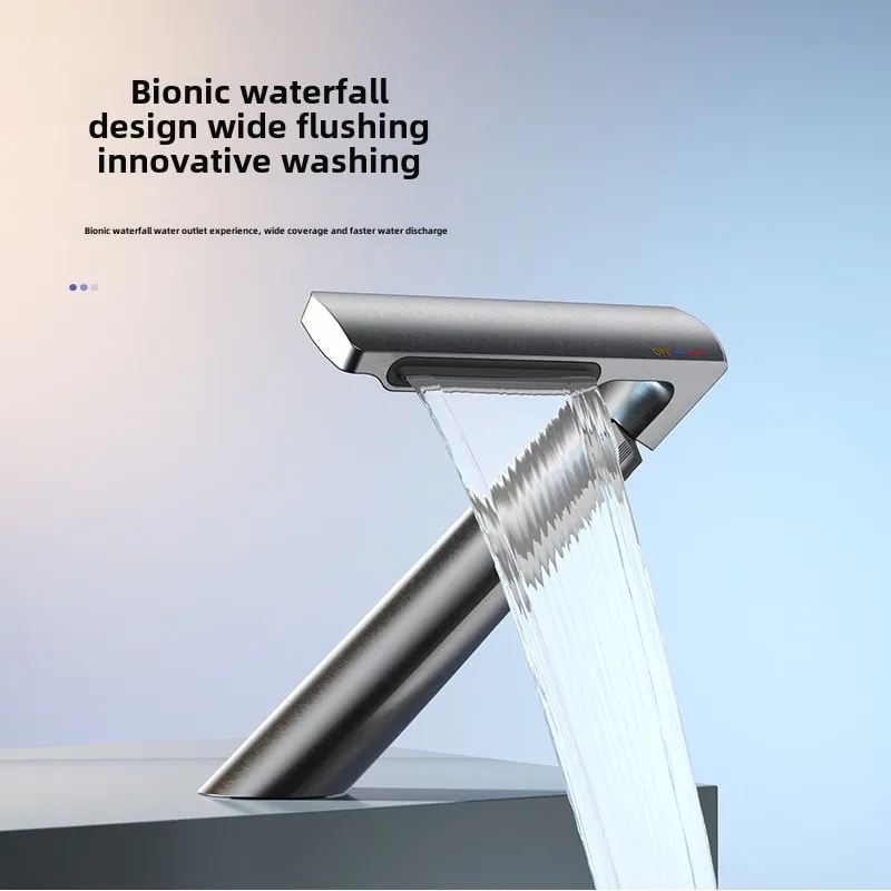 High-end Creative Waterfall Basin Faucet Hot and Cold Bathroom Cabinet Washbasin Faucet Under The Counter All-copper Wholesale
High-end Creative Waterfall Basin Faucet Hot and Cold Bathroom Cabinet Washbasin Faucet Under The Counter All-copper Wholesale