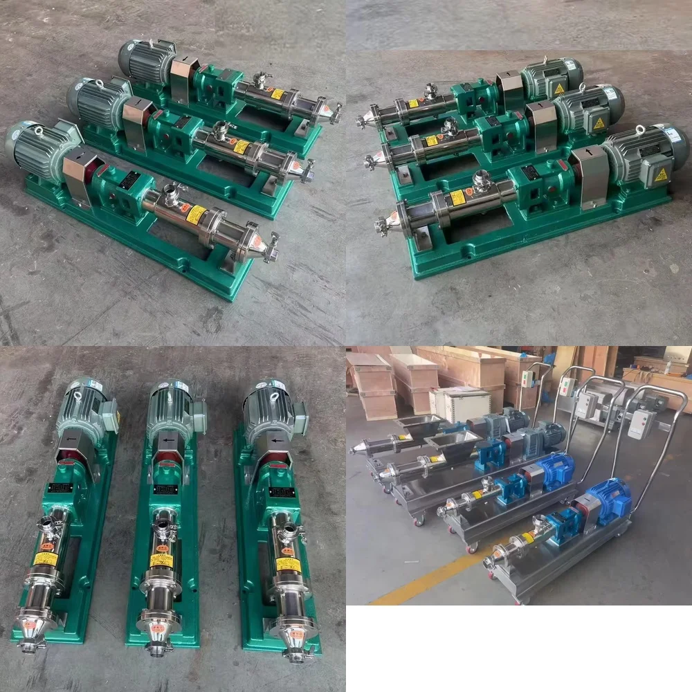 Food Grade Stainless Steel SS304 Fixed Speed Single Screw Pump for High Viscosity Liquids for MONO Pumps for 2hp Industrial
Food Grade Stainless Steel SS304 Fixed Speed Single Screw Pump for High Viscosity Liquids for MONO Pumps for 2hp Industrial