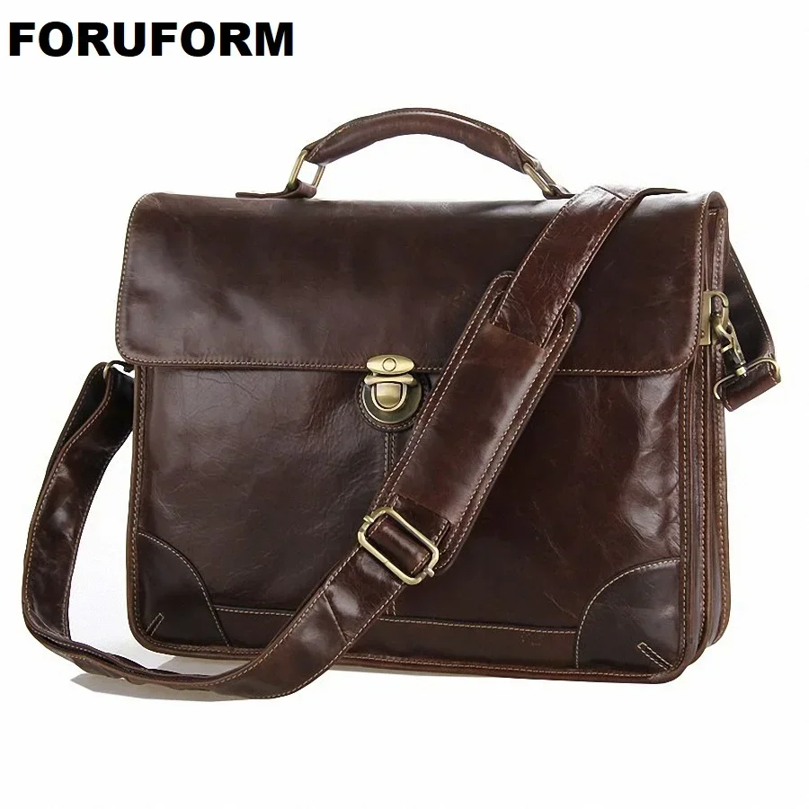 Guaranteed 100% Real Genuine Leather Men's Briefcase Laptop Dispatch Travel Tote Business Bags Factory Wholesale LI-664
Guaranteed 100% Real Genuine Leather Men's Briefcase Laptop Dispatch Travel Tote Business Bags Factory Wholesale LI-664
