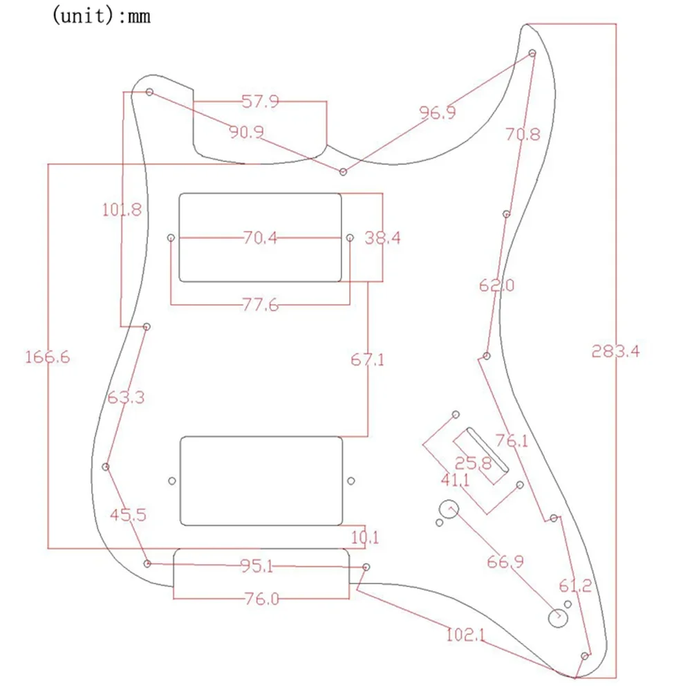 Guitar Scratch Plate Guitar Pickguard White 1pc Fit For ST SQ Style Guitar HH Guitar Pickguard Easy To Install
Guitar Scratch Plate Guitar Pickguard White 1pc Fit For ST SQ Style Guitar HH Guitar Pickguard Easy To Install