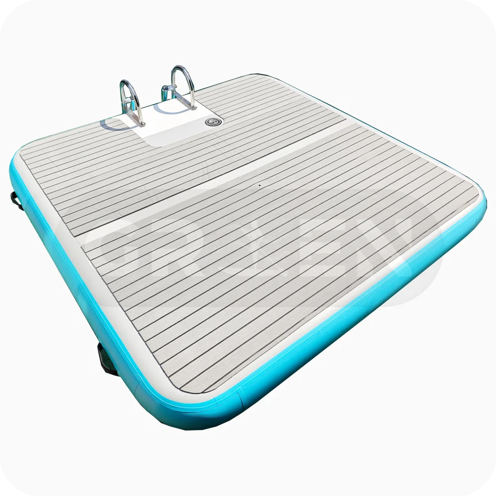 Strong Inflatable Platform With Stainless Steel Ladder Customized Size Inflatable Floating Dock For Yoga Family Vacation
Strong Inflatable Platform With Stainless Steel Ladder Customized Size Inflatable Floating Dock For Yoga Family Vacation