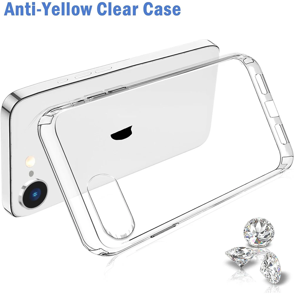 Case Clear For iPhone 16e 16 E 15 Pro Max 14 Plus 13 Mini 12 11 X XS XR SE 2022 2020 7 8 6S Transparent Phone Cover Accessories
Case Clear For iPhone 16e 16 E 15 Pro Max 14 Plus 13 Mini 12 11 X XS XR SE 2022 2020 7 8 6S Transparent Phone Cover Accessories