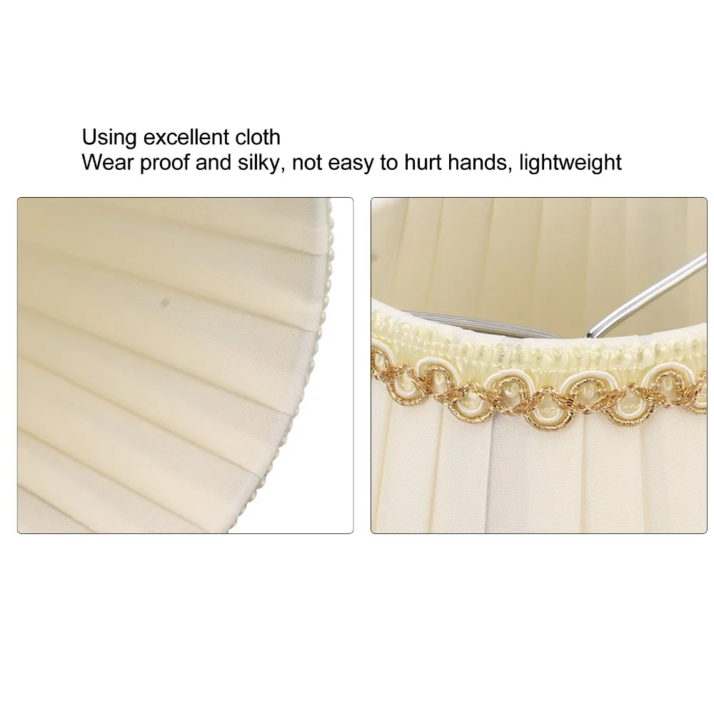 6PCS Simple Fabric Lampshade Clip On Design 5.1 inch Height Lamp Cover Wall Lamp Shade Indoor Lamp
6PCS Simple Fabric Lampshade Clip On Design 5.1 inch Height Lamp Cover Wall Lamp Shade Indoor Lamp