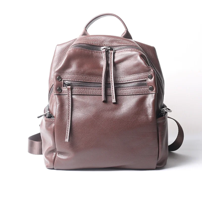 First layer cowhide leather backpack female 2023 new soft leather Korean version large capacity weekend holiday travel backpack
First layer cowhide leather backpack female 2023 new soft leather Korean version large capacity weekend holiday travel backpack