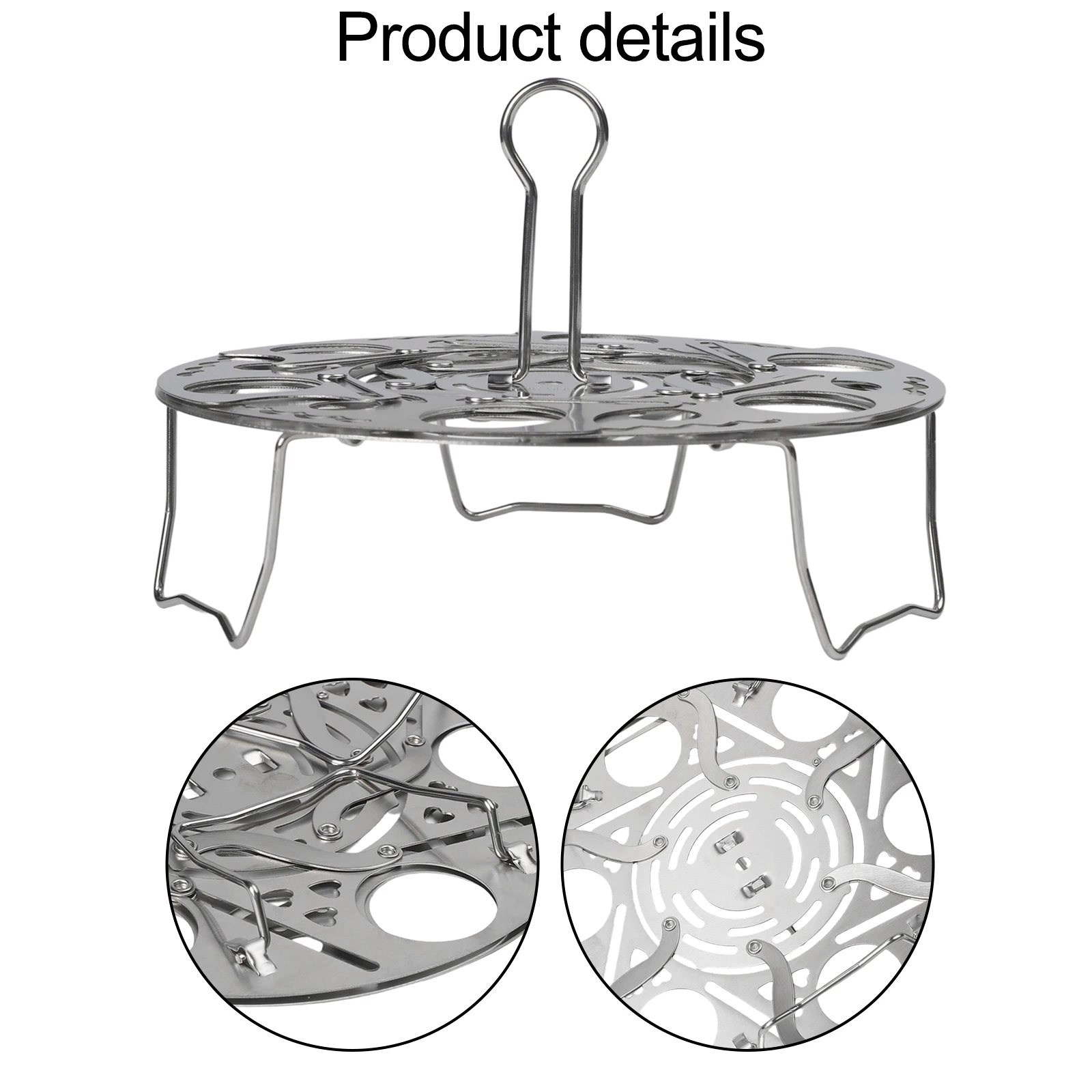 Регулируемая подставка для приготовления на пару из нержавеющей стали для рыбы и овощей, компактная и удобная для хранения
Регулируемая подставка для приготовления на пару из нержавеющей стали для рыбы и овощей, компактная и удобная для хранения
