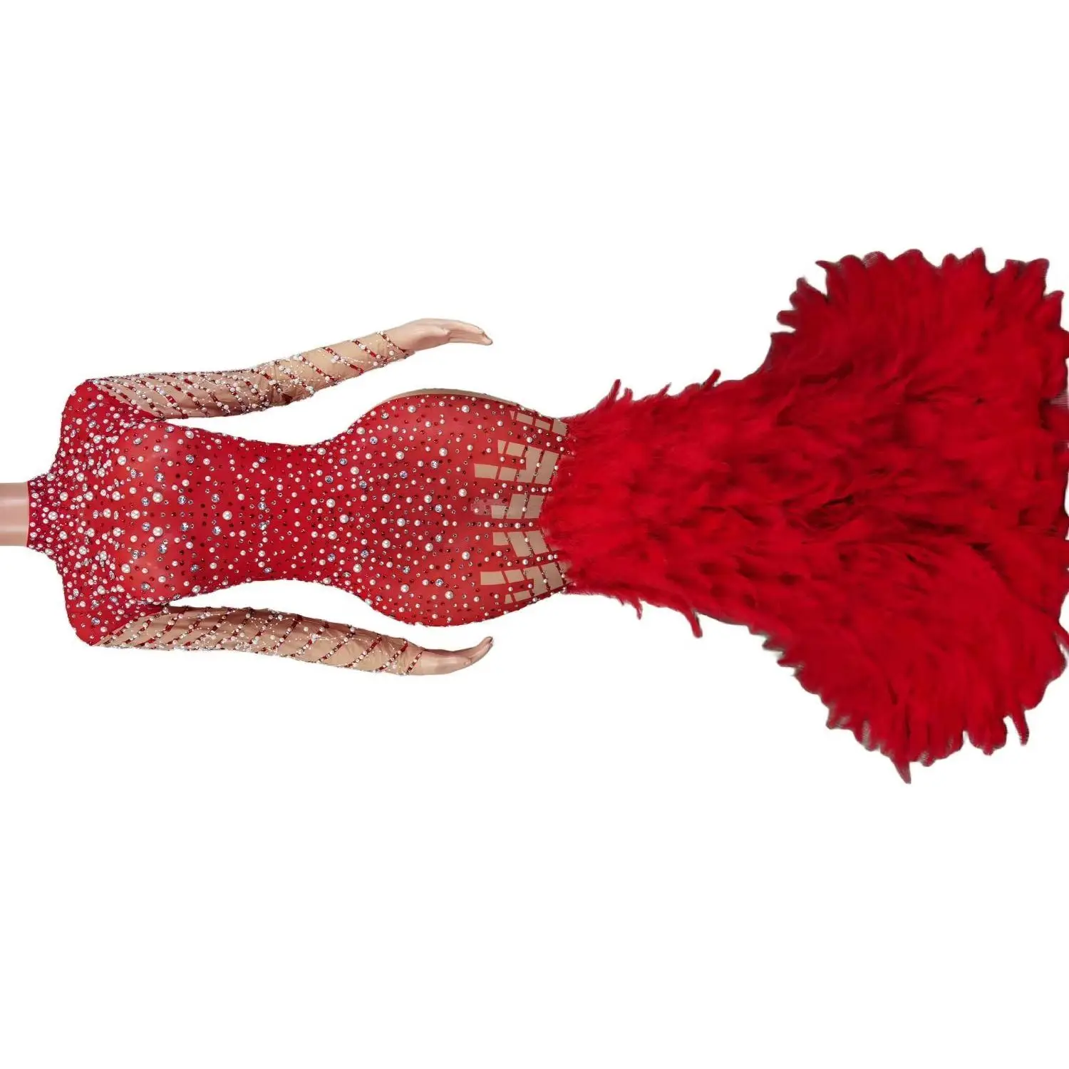 Long Evening Dresses Real Picture Long Feather Mermaid Sexy Red Tulle Beaded Dubai Dress Women Party Formal Gowns Liantiyumao
Long Evening Dresses Real Picture Long Feather Mermaid Sexy Red Tulle Beaded Dubai Dress Women Party Formal Gowns Liantiyumao