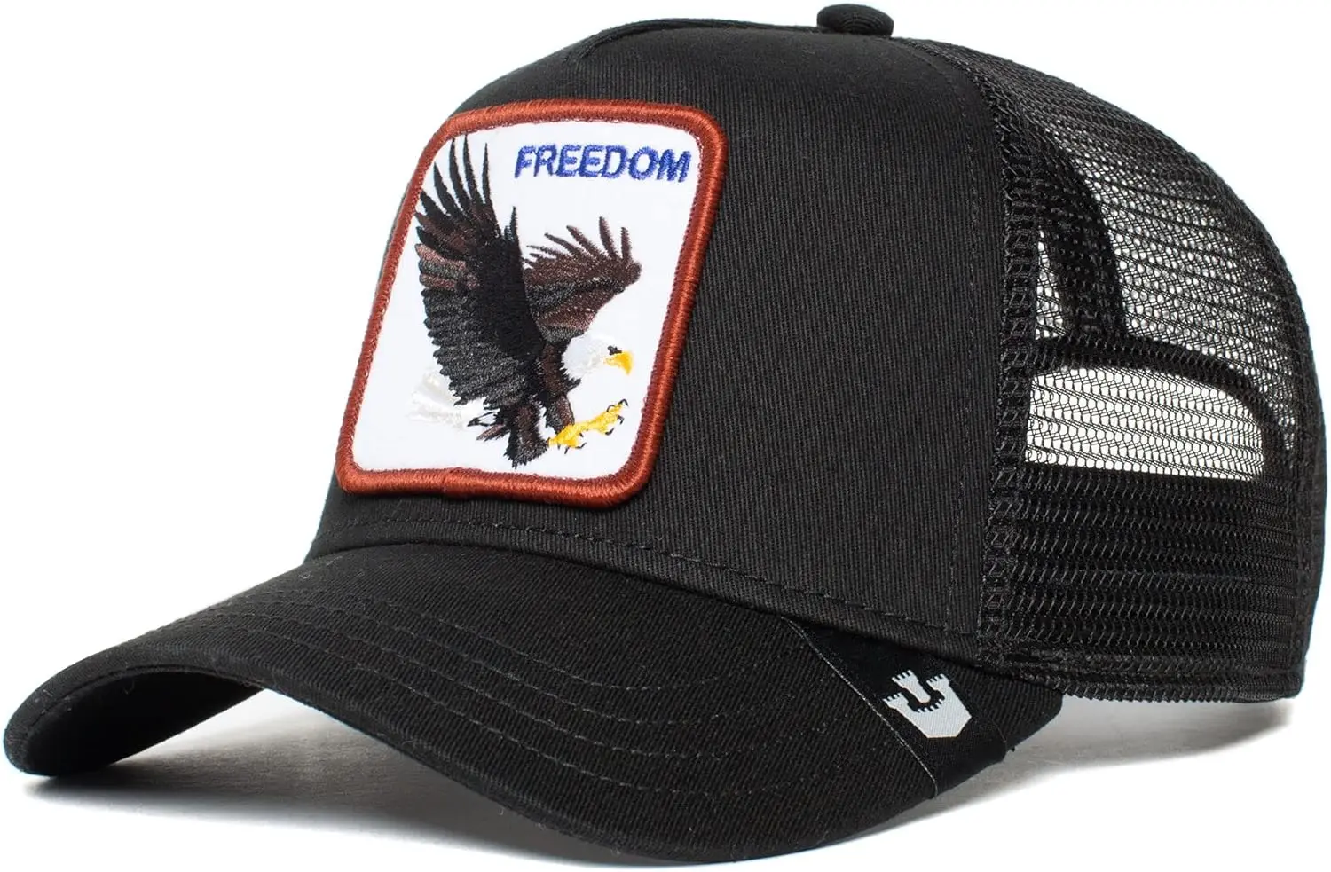 Goorin Bros. The Farm Unisex Original Adjustable Snapback Trucker Hat, Black (The Freedom Eagle), One Size
Goorin Bros. The Farm Unisex Original Adjustable Snapback Trucker Hat, Black (The Freedom Eagle), One Size