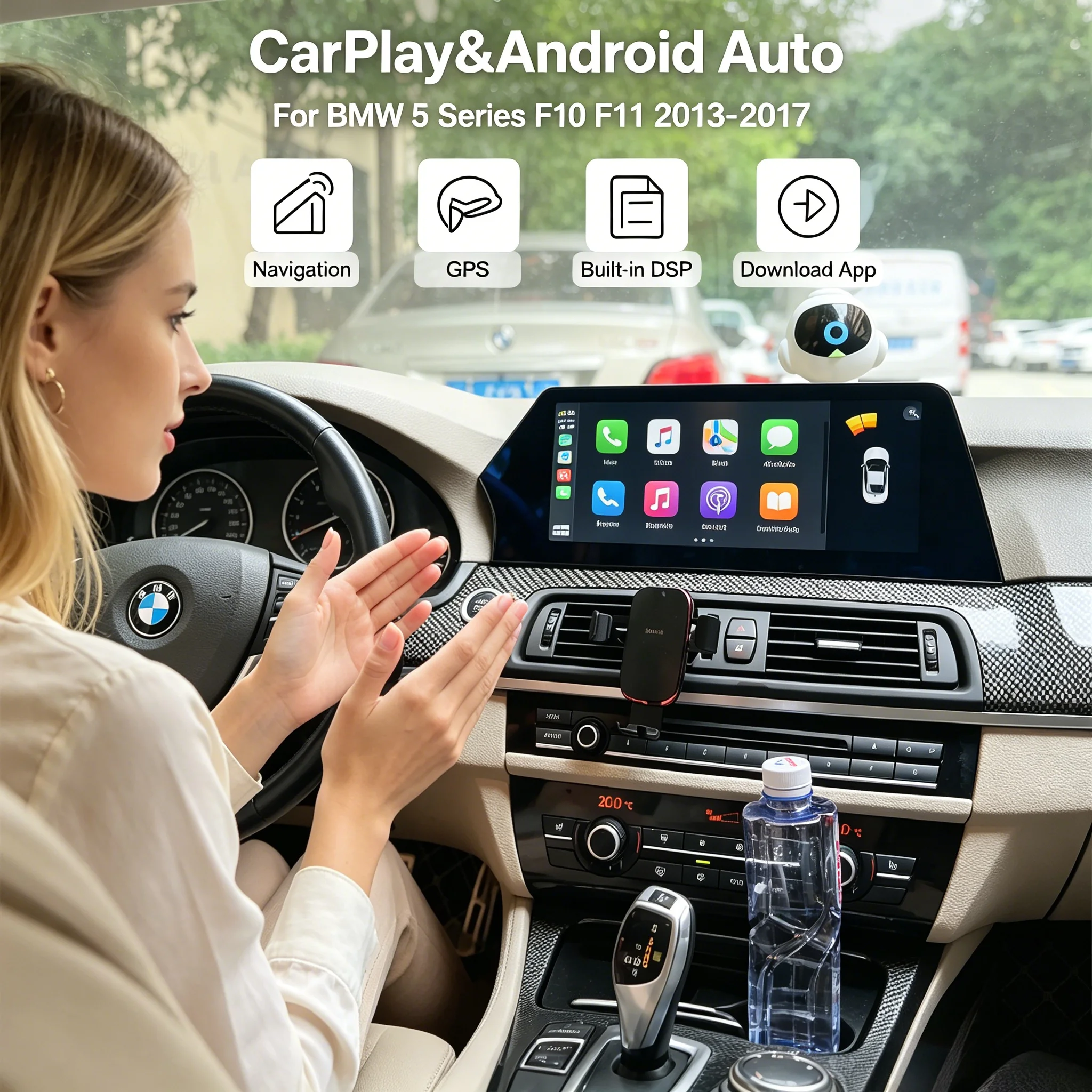 12.3 Navigation Android Car Radio For BMW 5 Series F10 F11 2013-2017 Multimedia screen wireless carplay Auto Player GPS HeadUnit
12.3 Navigation Android Car Radio For BMW 5 Series F10 F11 2013-2017 Multimedia screen wireless carplay Auto Player GPS HeadUnit