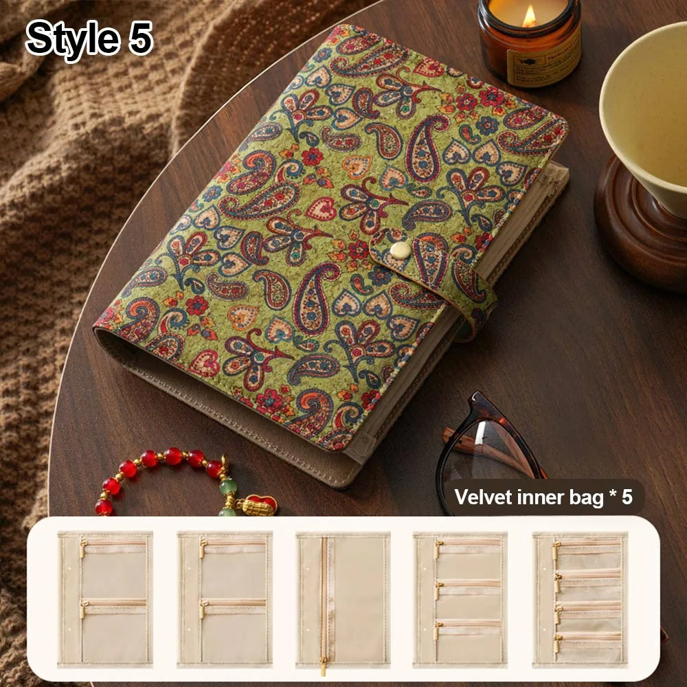 Chrysanthemum Jewelry Storage Book Luxury PU Leather Transparent Zipper Pouch Jewelry Packaging Box Large Capacity Quick Release
Chrysanthemum Jewelry Storage Book Luxury PU Leather Transparent Zipper Pouch Jewelry Packaging Box Large Capacity Quick Release