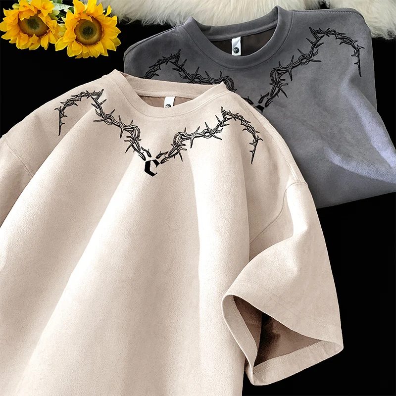 Suede Vintage Printed T-shirts 2024 Summer Men Tshirt Hop Brand Tee Casual Man Oversize Harajuku Male Tops
Suede Vintage Printed T-shirts 2024 Summer Men Tshirt Hop Brand Tee Casual Man Oversize Harajuku Male Tops