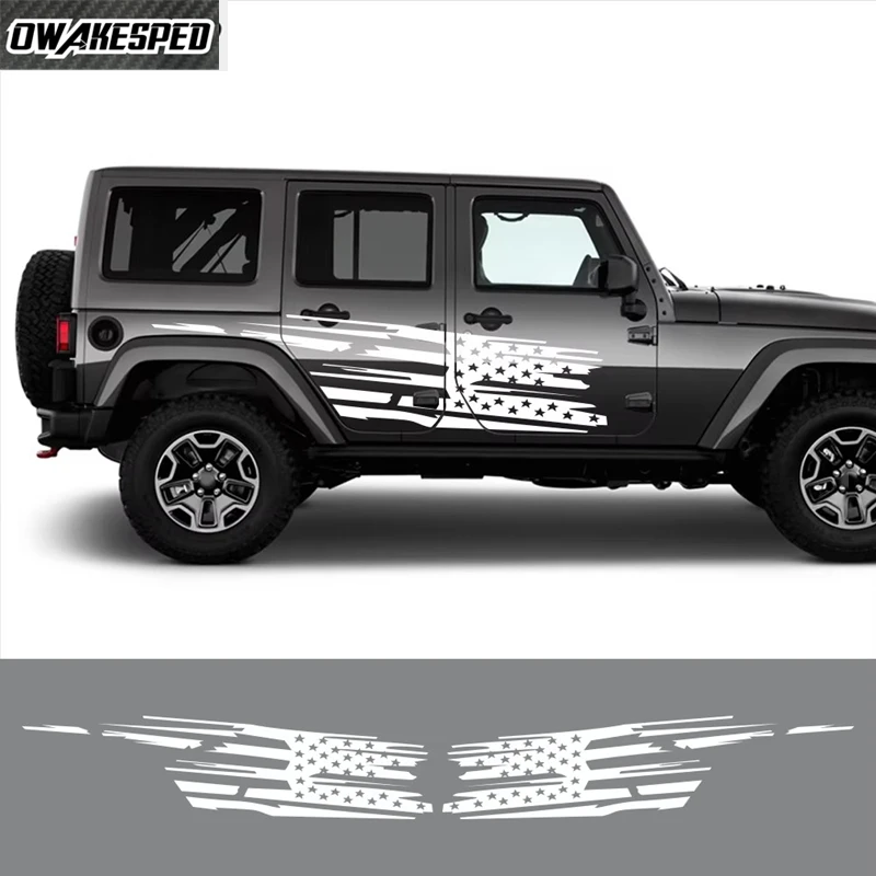 For Jeep Wrangler JK JL TJ YJ Unlimited Sahara Rubicon Car Door Side Stickers Auto Graphics DIY USA Flag Decor Decal Accessories
For Jeep Wrangler JK JL TJ YJ Unlimited Sahara Rubicon Car Door Side Stickers Auto Graphics DIY USA Flag Decor Decal Accessories