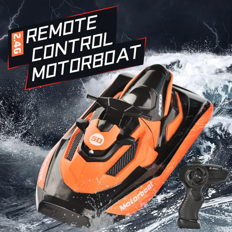 Remote Control Boat Speedboat Motor Boat Model 2.4g High-Speed Racing Boat Long Endurance Water Summer Children'S Electric Toy
Remote Control Boat Speedboat Motor Boat Model 2.4g High-Speed Racing Boat Long Endurance Water Summer Children'S Electric Toy