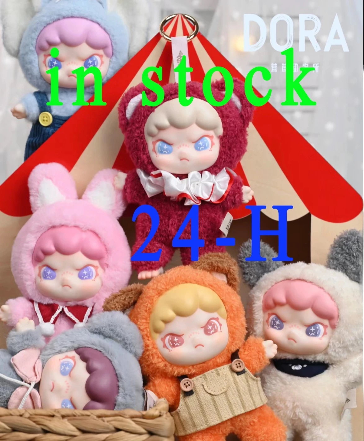 New DORA Furry Animal Series Vinyl Plush Blind Box Doll Decorative Hanging Ornament Collectible Holiday Gift Toy & Hobbies
New DORA Furry Animal Series Vinyl Plush Blind Box Doll Decorative Hanging Ornament Collectible Holiday Gift Toy & Hobbies