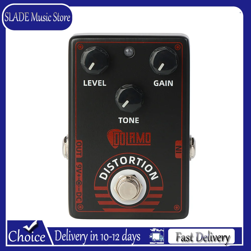 Гитарная педаль Dolamo D-4 High Gain Distortion, педаль эффектов для гитары с функцией True Bypass, запчасти и аксессуары для электрогитары/бас-гитары
Гитарная педаль Dolamo D-4 High Gain Distortion, педаль эффектов для гитары с функцией True Bypass, запчасти и аксессуары для электрогитары/бас-гитары