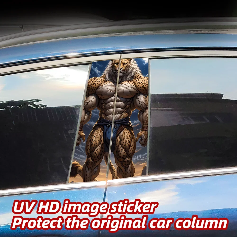 Leopard Muscle Car Stickers Auto B-pillar Waterproof Sunscreen Vinyl Decals Auto Center Column Cover Scratches Decor Accessories
Leopard Muscle Car Stickers Auto B-pillar Waterproof Sunscreen Vinyl Decals Auto Center Column Cover Scratches Decor Accessories